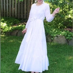 J. Crew White Maxi Dress